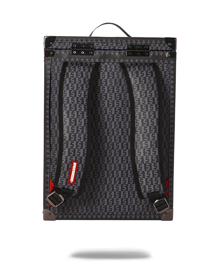 ZAINO SPRAYGROUND MONEY CHECK GREY CHATURANGA BACKPACK GRIGIO