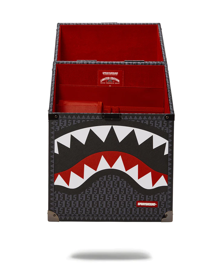 ZAINO SPRAYGROUND MONEY CHECK GREY CHATURANGA BACKPACK GRIGIO