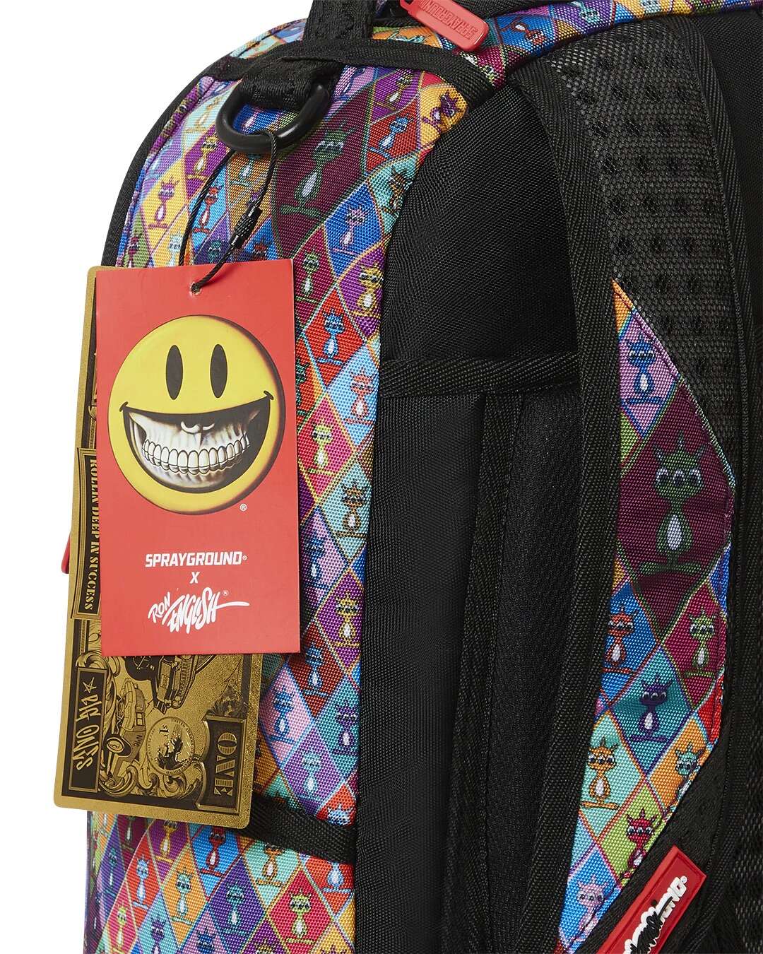 ZAINO SPRAYGROUND RON ENGLISH 31 BACKPACK ROSSO
