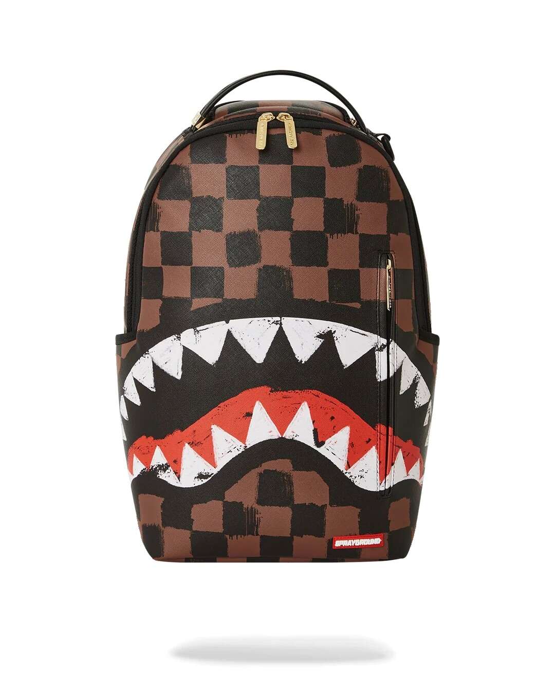 ZAINO SPRAYGROUND SHARKS IN PARIS PAINTED DLXVF BACKPACK MARRONE