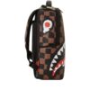 ZAINO SPRAYGROUND SHARKS IN PARIS PAINTED DLXVF BACKPACK MARRONE
