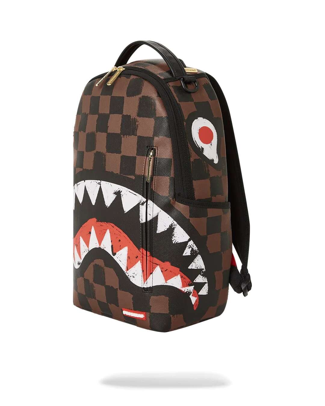 ZAINO SPRAYGROUND SHARKS IN PARIS PAINTED DLXVF BACKPACK MARRONE