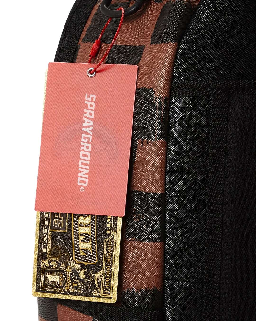 ZAINO SPRAYGROUND SHARKS IN PARIS PAINTED DLXVF BACKPACK MARRONE
