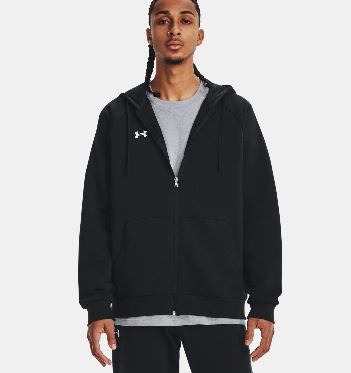 RIVAL FLEECE ZIP BLACK12345